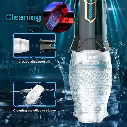 Side profile of silicon stimulator man insert silicone male pleasure device showing shape and proportions