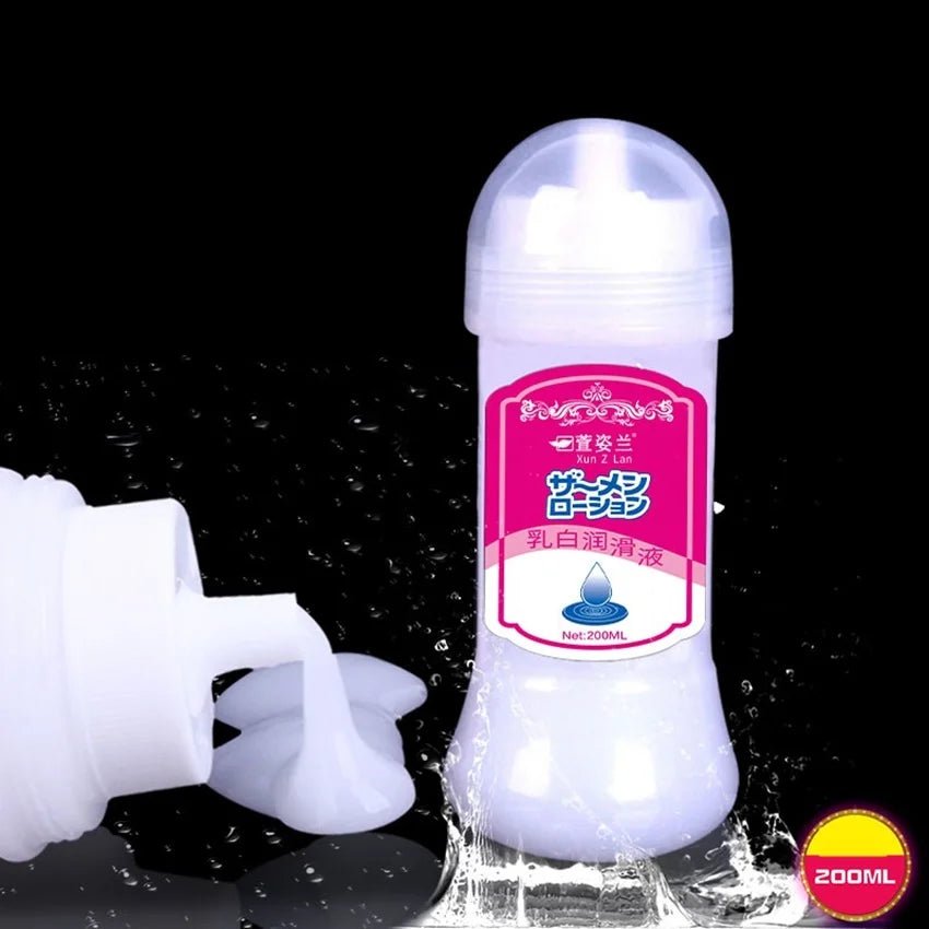 Pump or dispenser detail on lubricant bottle