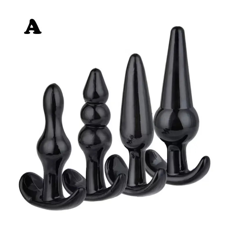 Close-up of smallest plug in the set
