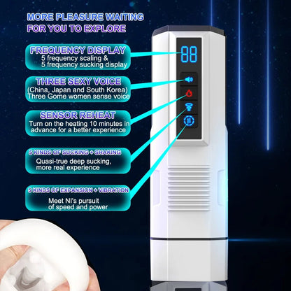 Side profile of male pleasure device
