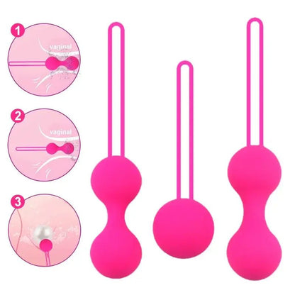 Side profile of kegel trainer showing shape