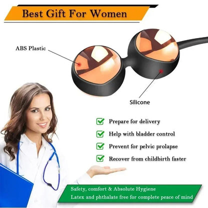 Kegel device with USB charging cable included