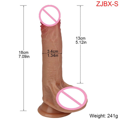 Packaging and accessories included with 35cm realistic silicone toy black large pleasure tool