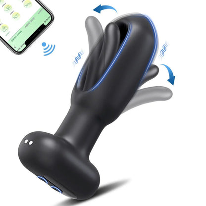 Packaging for app-controlled patting massager