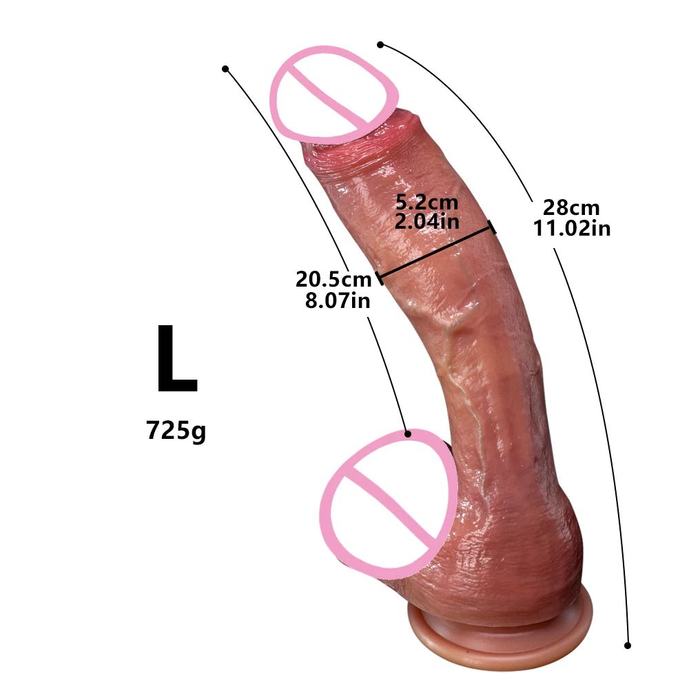 Size comparison of adult toy against ruler