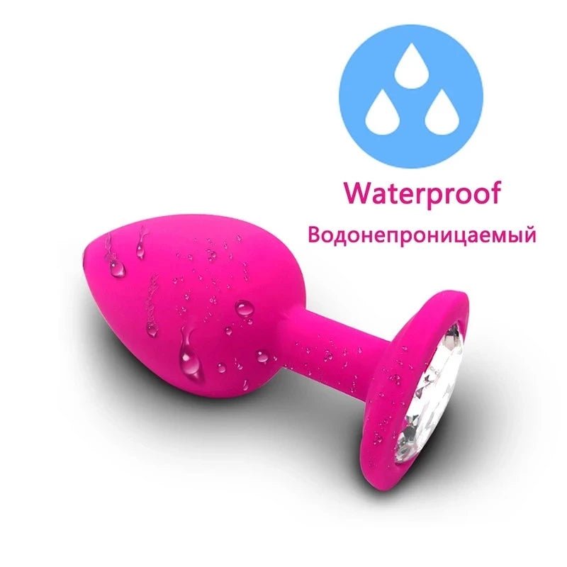 Base detail of silicone plug with flared safety flange