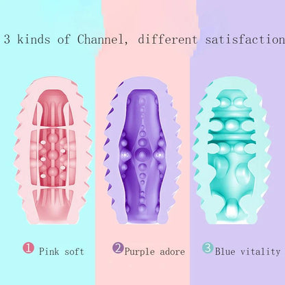Size comparison of silicone pocket toy for men - ultimate pleasure experience with scale reference