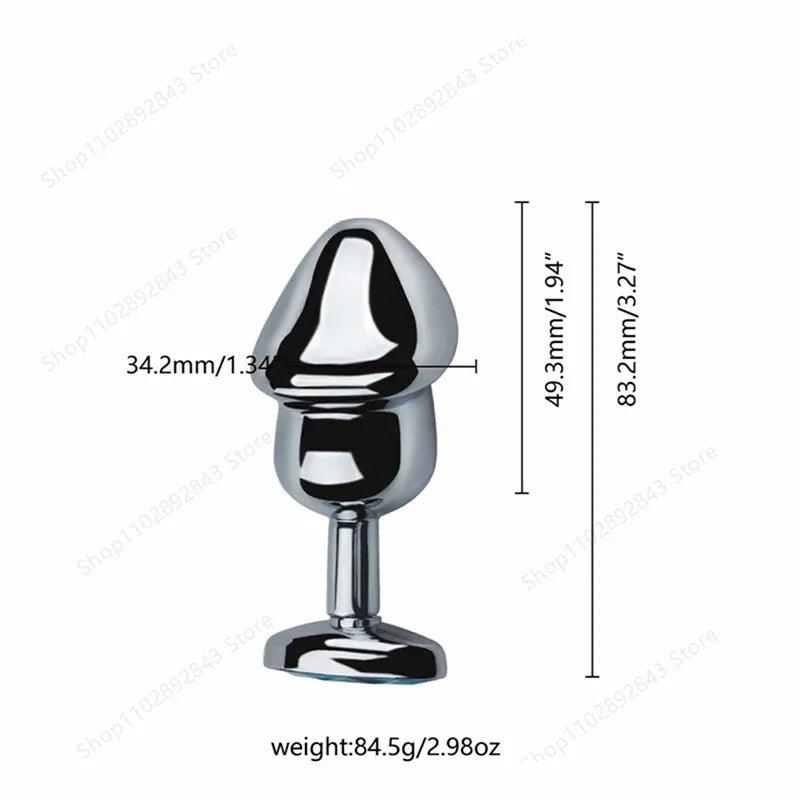 Adult plug   front product view on neutral background