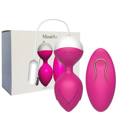Close-up of silicone material on kegel device