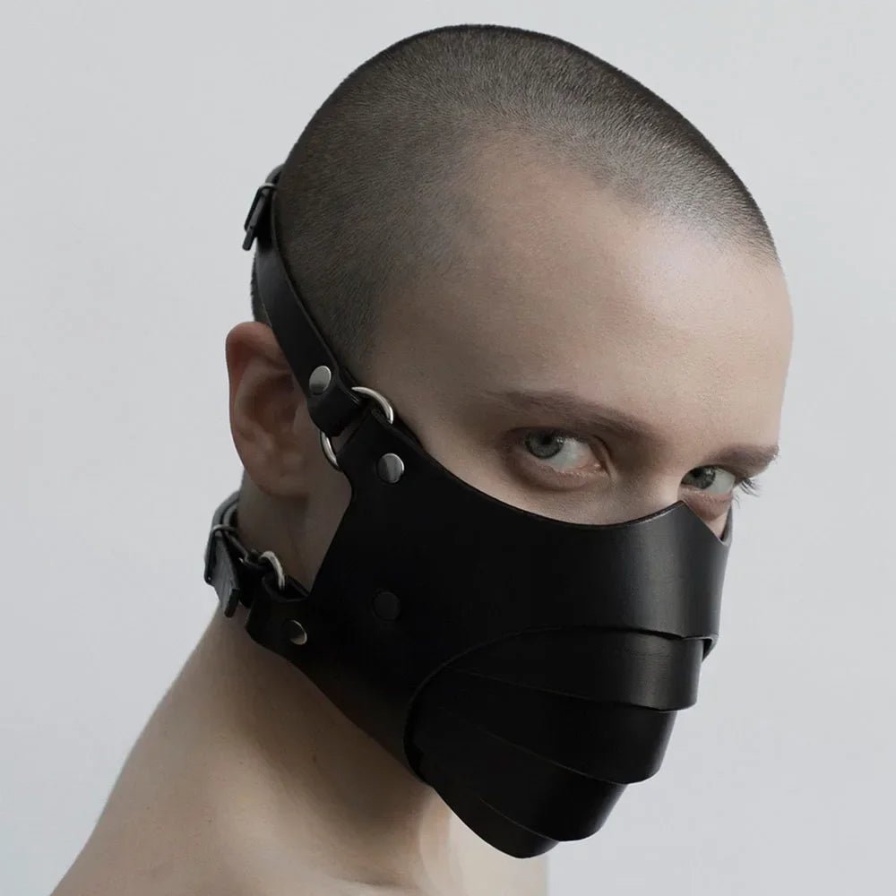 Bdsm Mask Punk Leather Motorcycle Face Mask