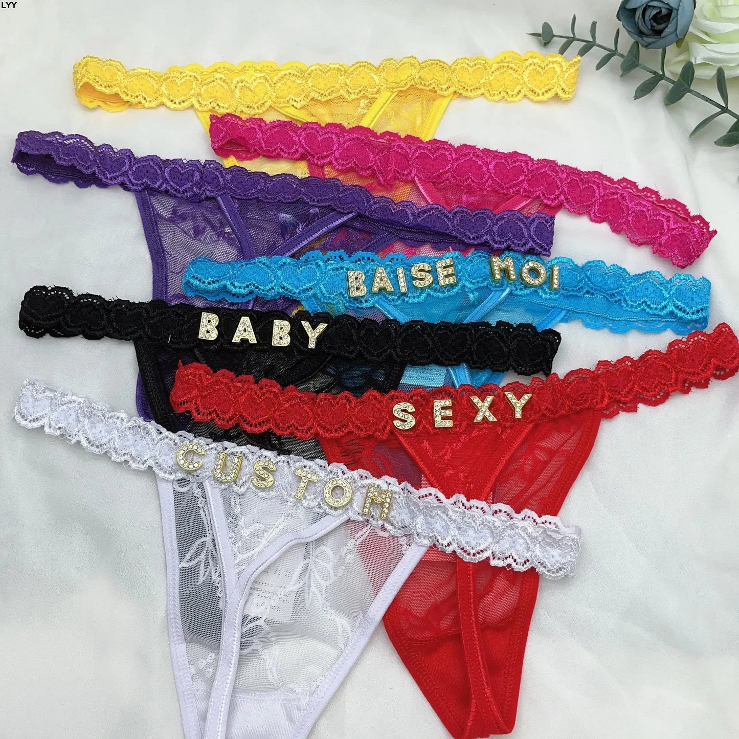 Close-up of lace, mesh, or fabric detail