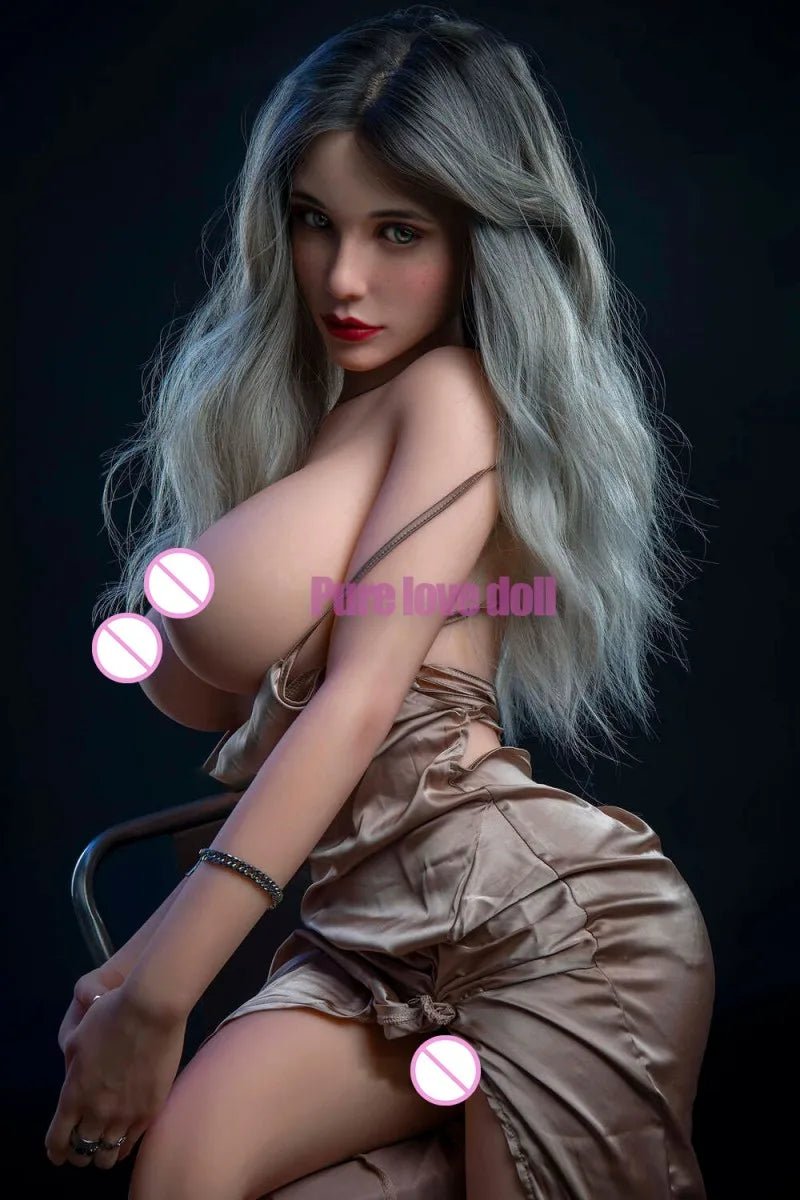 Front view of silicone companion highlighting realistic skin