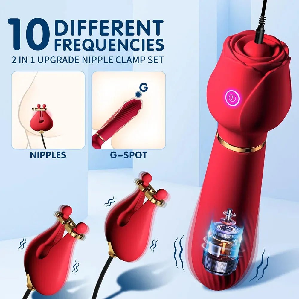 Vibrator   front product view on neutral background