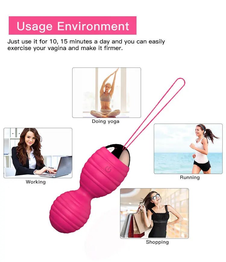 Colour and material options for kegel trainer
