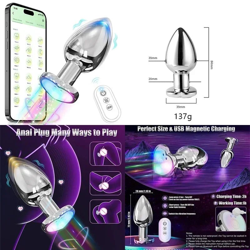 Overhead flat-lay of adult plug