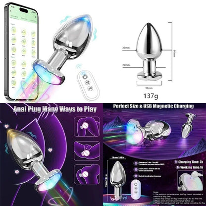 Overhead flat-lay of adult plug