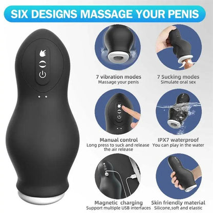 Close-up of material texture and finish on life-like 3in1 for men - ultimate pleasure companion experience