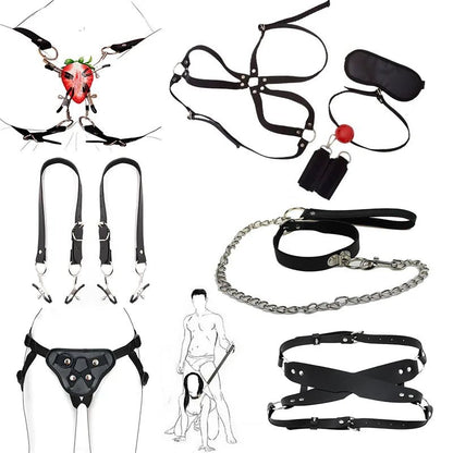Bondage accessory   product overview on neutral background