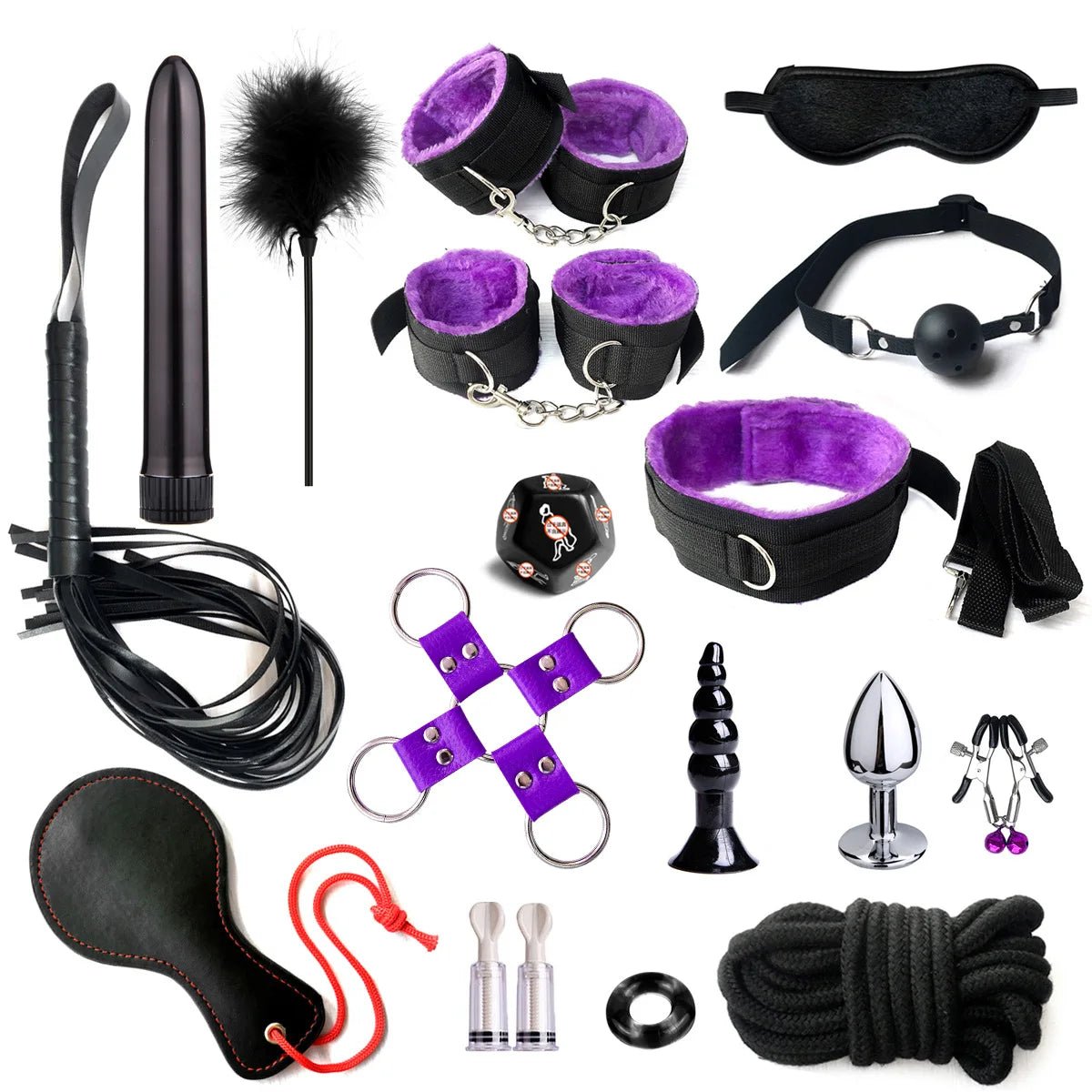 Colour options for bondage accessory