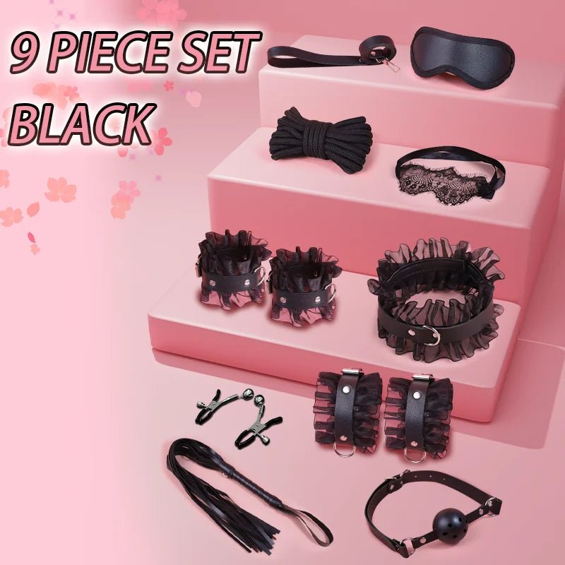 Full set contents laid flat   all pieces included