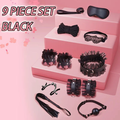 Full set contents laid flat   all pieces included