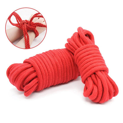 Bdsm Fetish Adult Products Cotton Rope Bondage Cuff Set