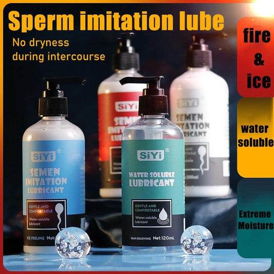 Bottle or tube of intimate lubricant   front label view