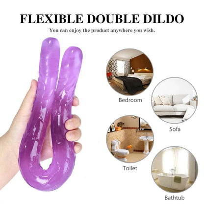 New 44 Cm Long Double Toy For Couples Wellness Exp   close-up of material texture