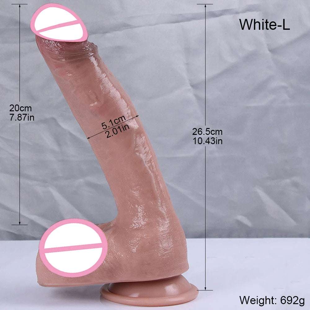 XXL Oversized Realistic Huge Design With Suction C   product overview from above