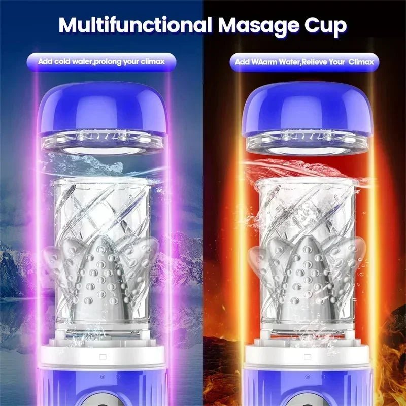 Side profile of 9kilo se cup x toy for men inflatable fun experience pleasure showing shape and proportions