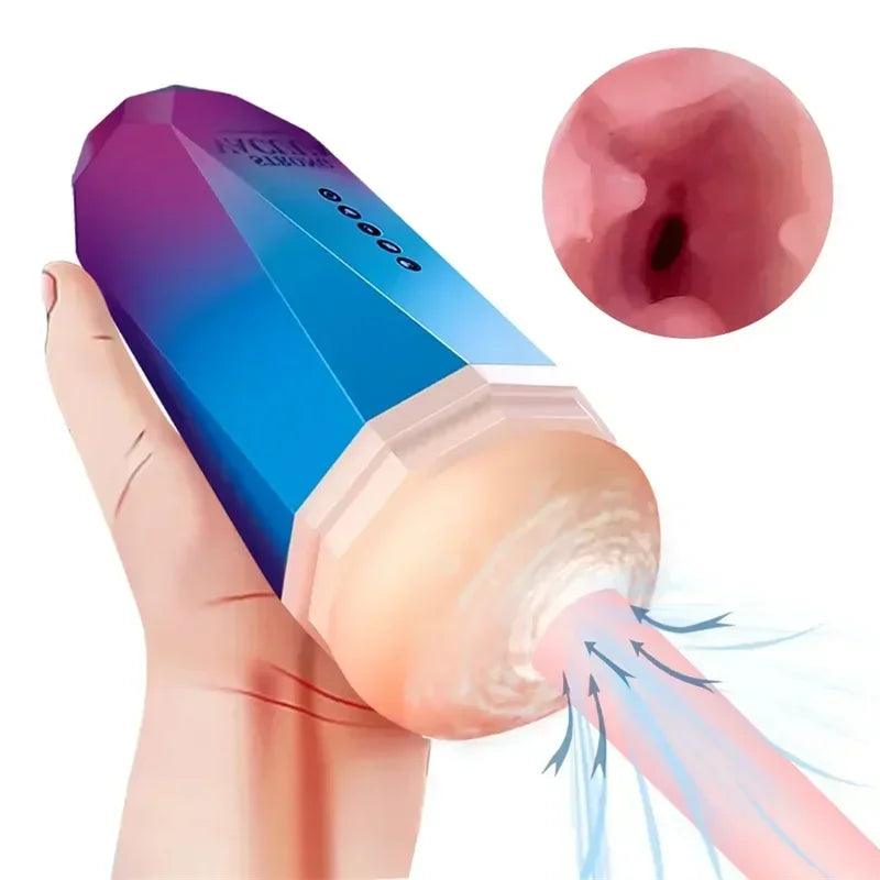 Side profile of male pleasure device