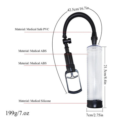 Pressure gauge on vacuum pump device
