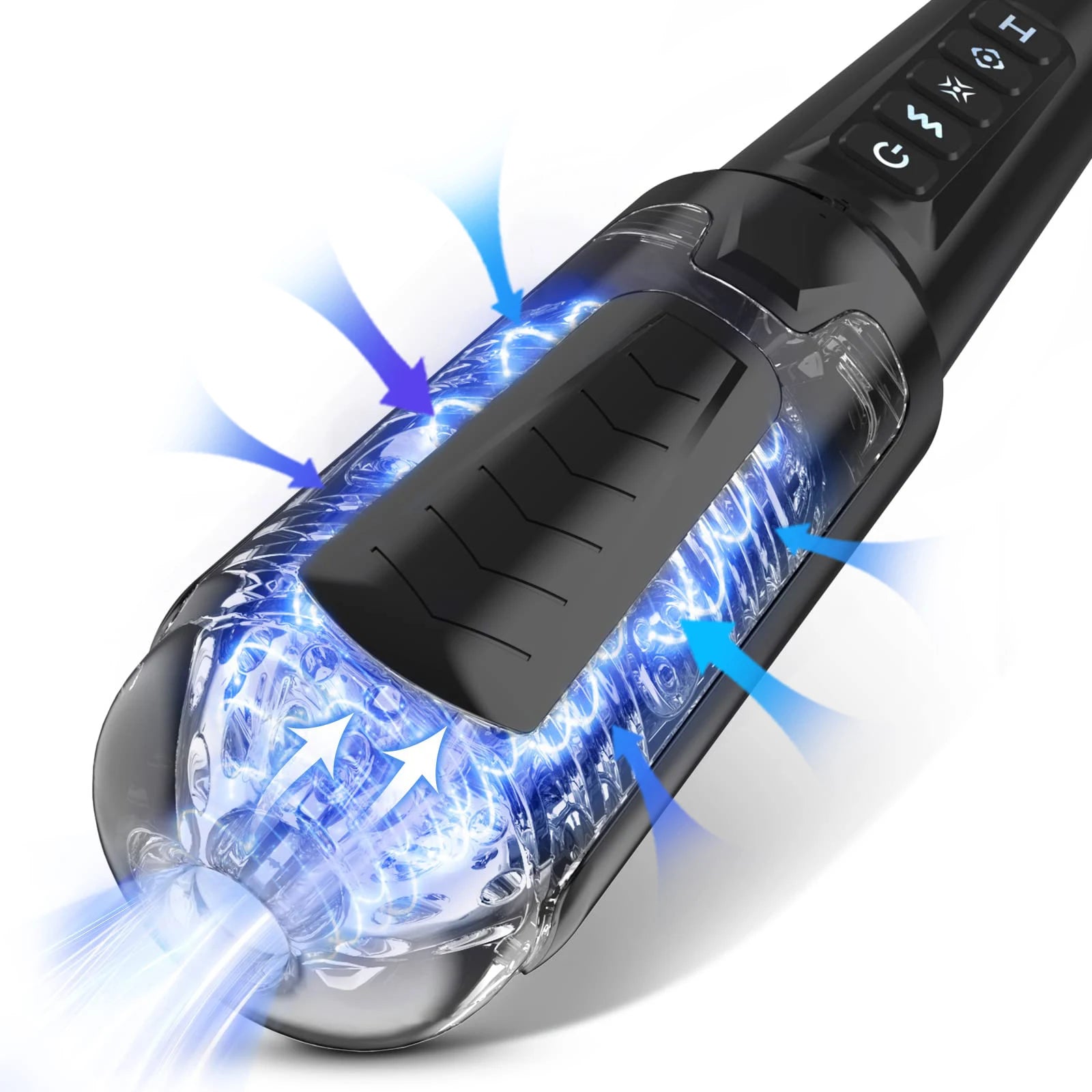 Male pleasure device   front product view
