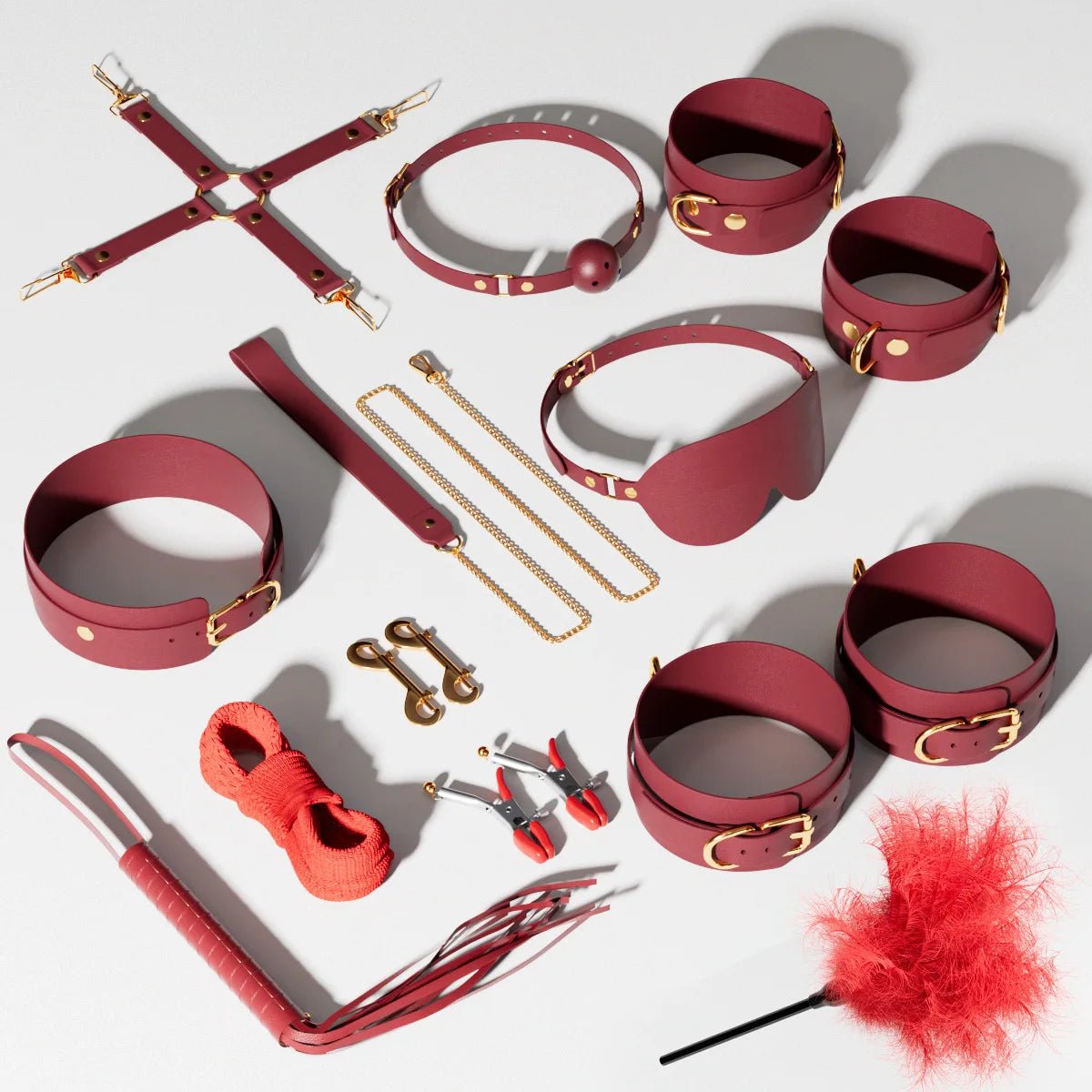 Packaging for bondage kit