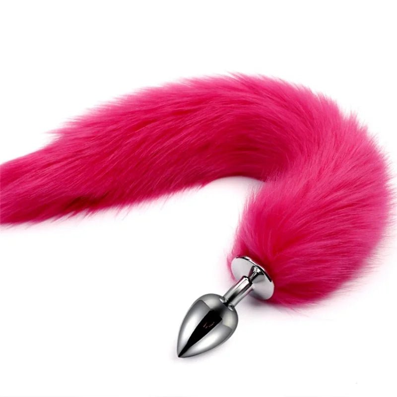 Fox tail close-up showing fluffy texture