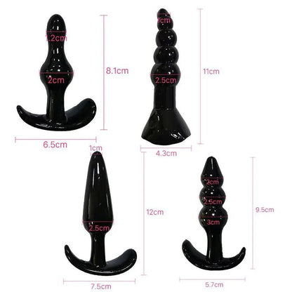 7-piece silicone plug training set