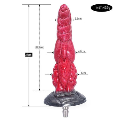 Accessories and components included with rough beast silicone animal toy for ultimate pleasure experience