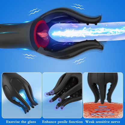 Size comparison of vibrator with scale reference