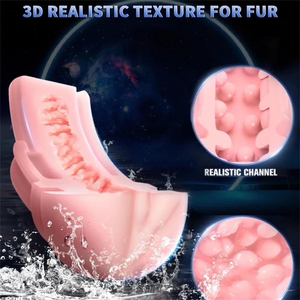 Interior texture detail of male pleasure device