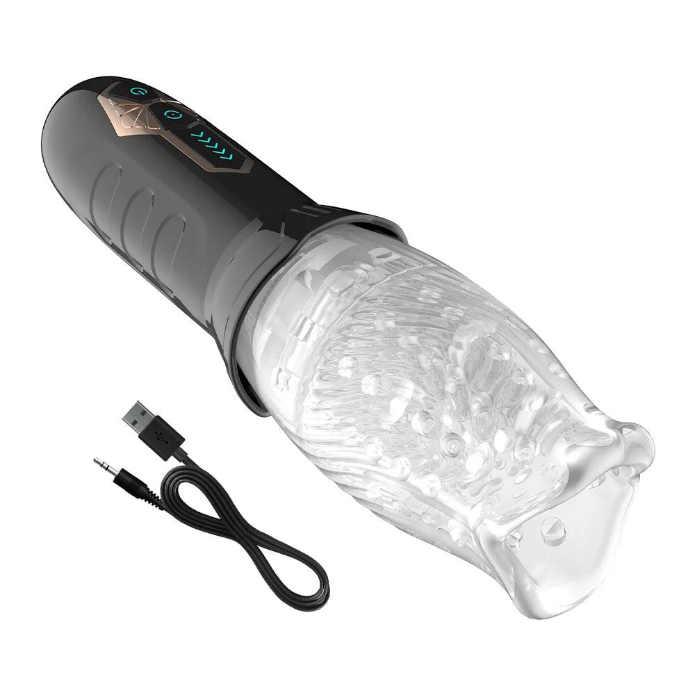 Accessories included with male pleasure device