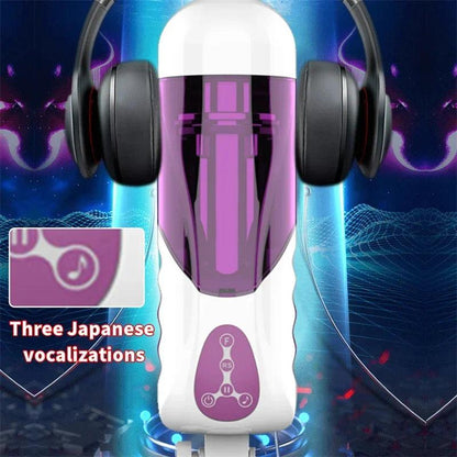 Close-up of material texture and finish on rod man flesh cup toy for ultimate pleasure experience