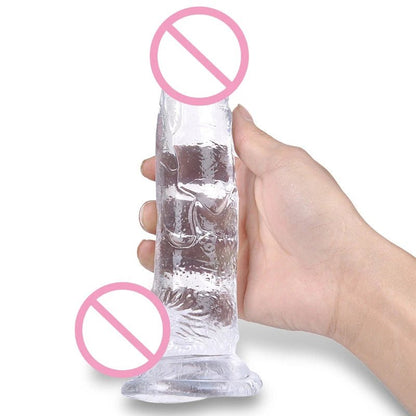 Lifestyle or context shot of artificial toy for women with powerful suction cup delight