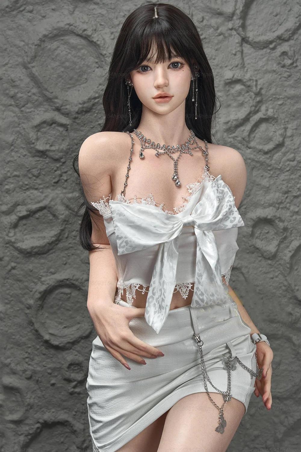 Close-up of realistic skin texture on adult companion