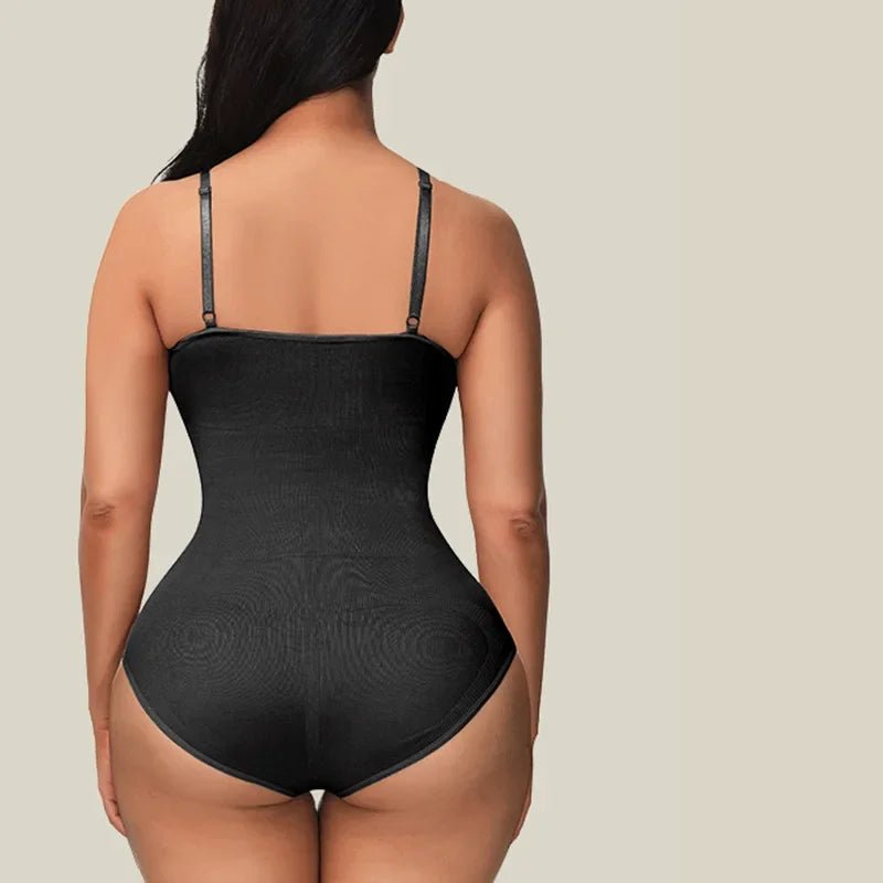 Lingerie set components laid flat