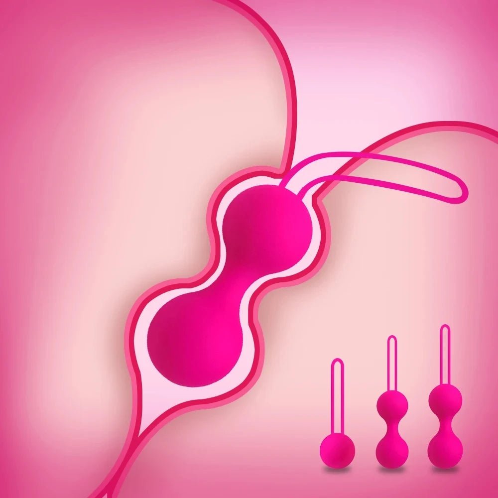 Side profile of kegel trainer showing shape