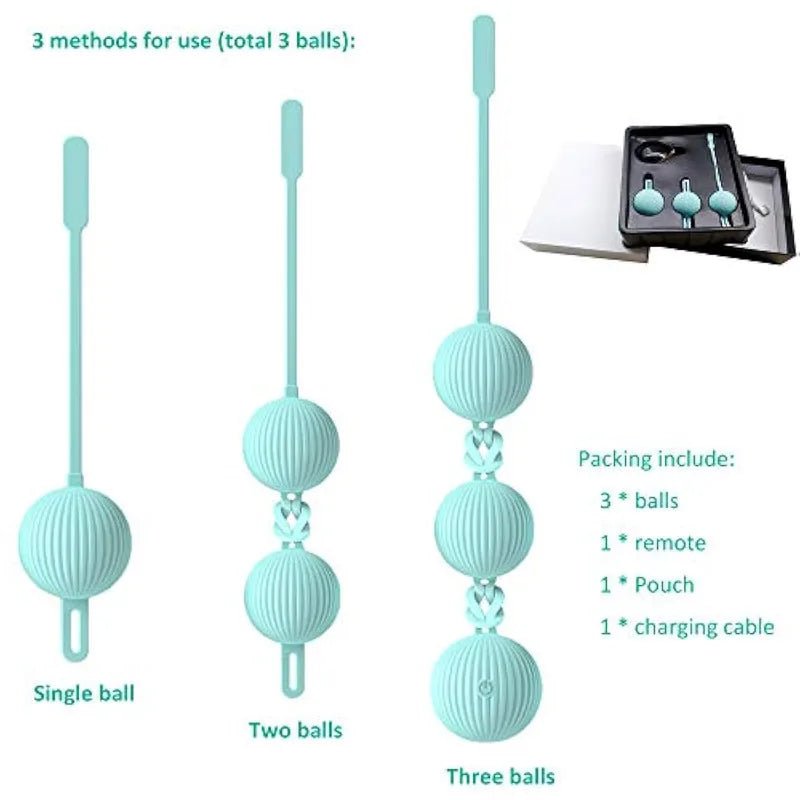Side profile of kegel trainer showing shape