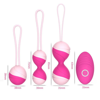 Colour and material options for kegel trainer