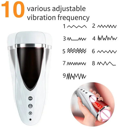 Size comparison of vibrator with scale reference