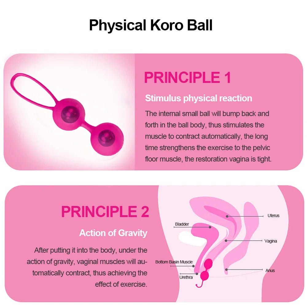 Colour and material options for kegel trainer