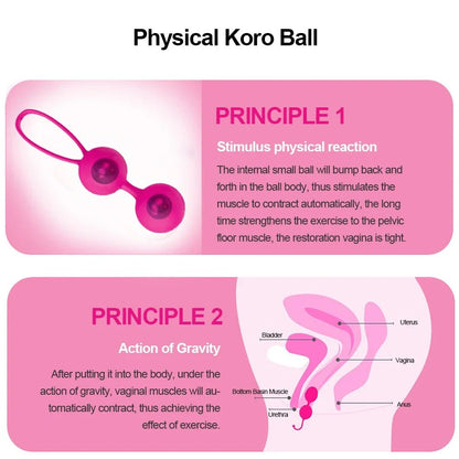 Colour and material options for kegel trainer